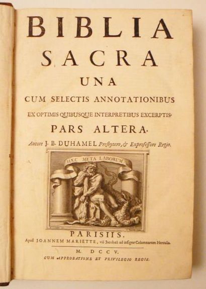 [LUYKEN (Jan & Caspar)]
Biblia Sacra, vulgatae...