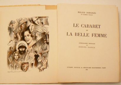 LAJOUX (EDMOND) & DORGELES (ROLAND)
Le Cabaret...