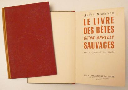 MOHLER (Jean) & DEMAISON (André)
Le Livre...