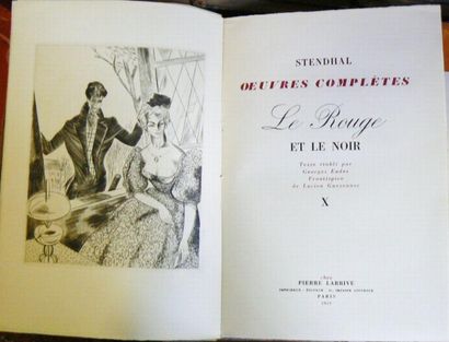 STENDHAL (Henri Beyle dit)
Oeuvres complètes....