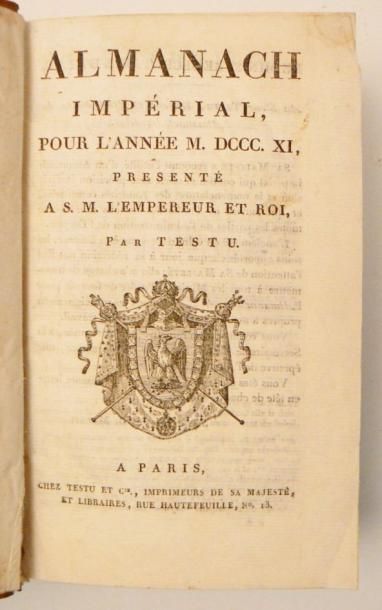 Almanach impérial. pour l'année 1811. Paris,...