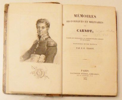 CARNOT (Lazare)
Mémoires historiques et militaires...