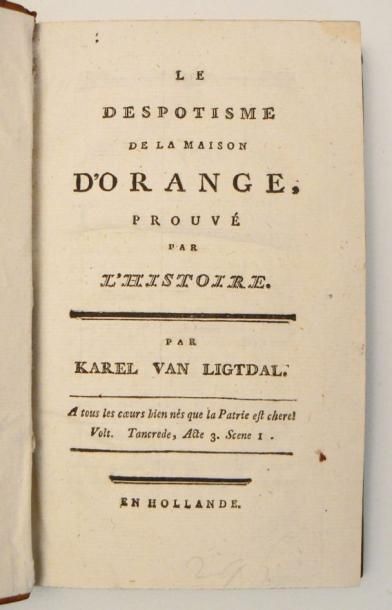 Hollande - [MIRABEAU (Honoré-Gabriel Riqueti,...