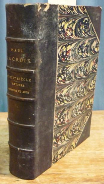LACROIX (Paul)
Bibliophile Jacob. XVIIIe...