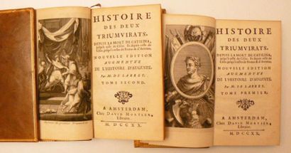LARREY (Isaac de)
Histoire des deux Triumvirats,...