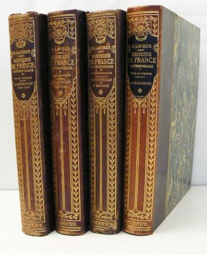 LAVISSE (Ernest)
Histoire de France contemporaine...