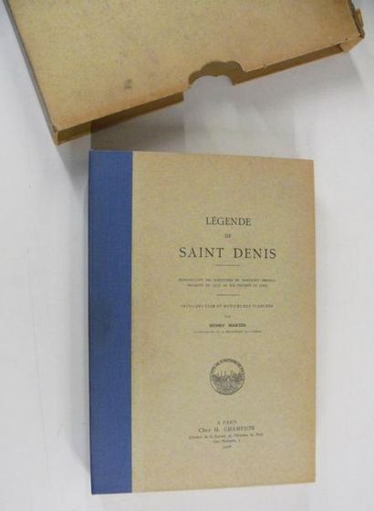 MARTIN (Henry)
Légende de Saint Denis, reproduction...