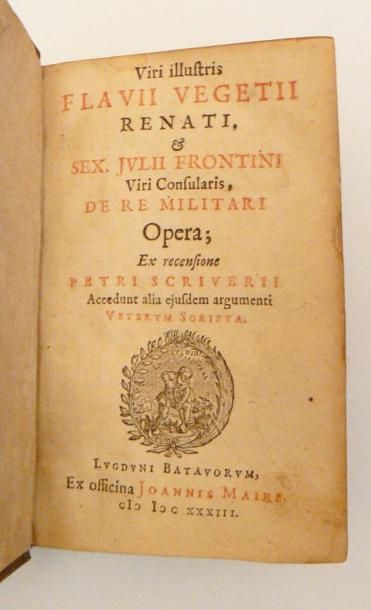 Militaria - VEGECE (Publius Flavius Vegetius...