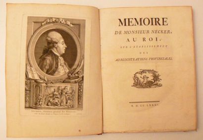 NECKER (Jacques)
Mémoire de Monsieur Necker,...