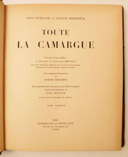 Camargue - BURNAND (Tony) & OBERTHUR (Joseph)
Toute...