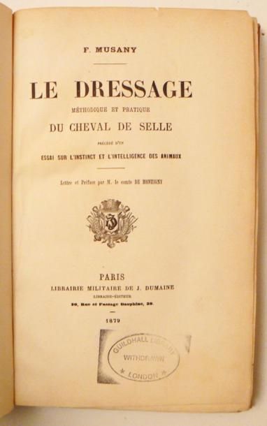 Cheval - MUSANY (François Charles Mansuy,...