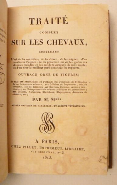 Cheval. Traité complet sur les chevaux (...)...