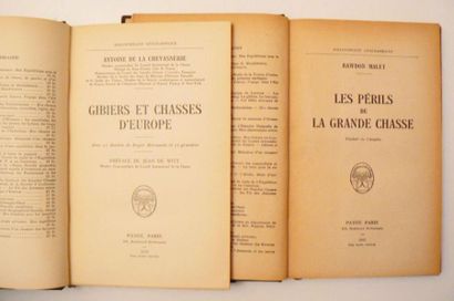 LA CHEVASNERIE (Antoine de). Gibiers et chasses...