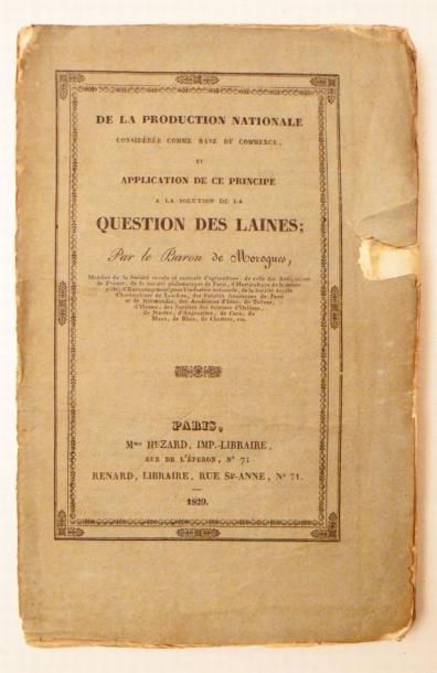 Mouton - MOROGUES (Pierre BIGOT de). De la...