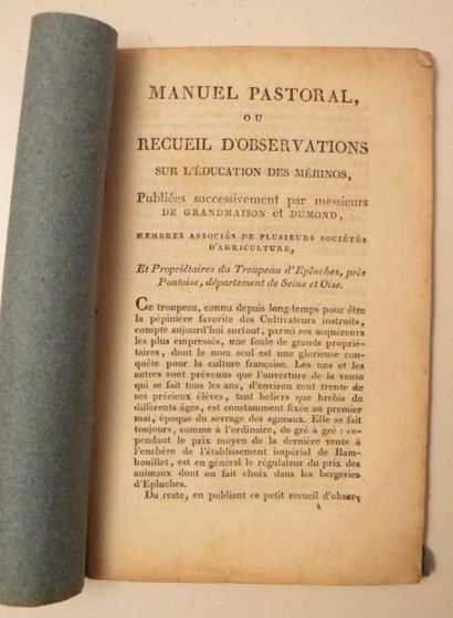 Mouton - PICTET (Charles). Faits et observations...