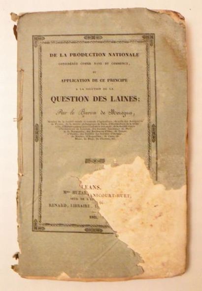 Mouton - DUQUESNOY (Adrien Cyprien). Mémoire...