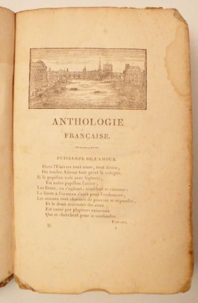 Anthologie française. ou Choix d'épigrammes,...