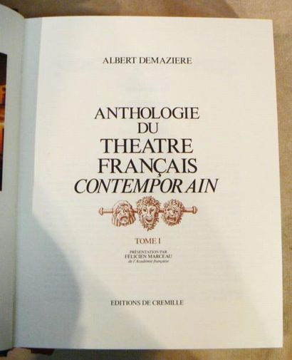 DEMAZIERE (Albert)
Anthologie du théâtre...