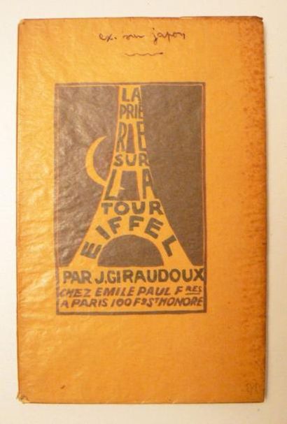 Giraudoux (Jean)
La Prière sur la Tour Eiffel....