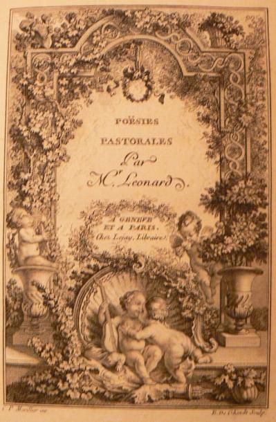LEONARD (Nicolas Germain)
Poësies pastorales....