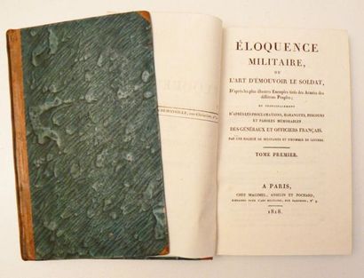 Militaria - YMBERT (Jacques-Gilbert). Éloquence...