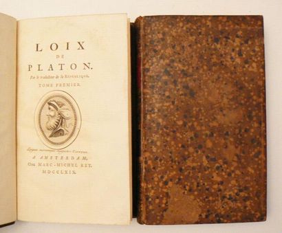 PLATON
Loix de Platon. Par le traducteur...