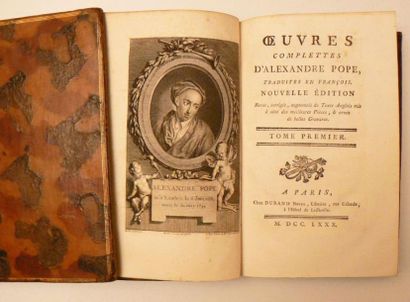 POPE (Alexander)
Oeuvres complettes d'Alexandre...