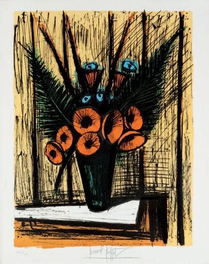 Bernard BUFFET (1928-1999)
Bouquet of Marigolds...