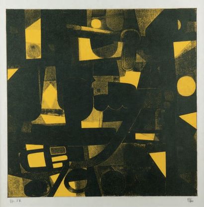 Maurice ESTÈVE (1904-2001)
Sascat, 1969 Colour
lithograph,...