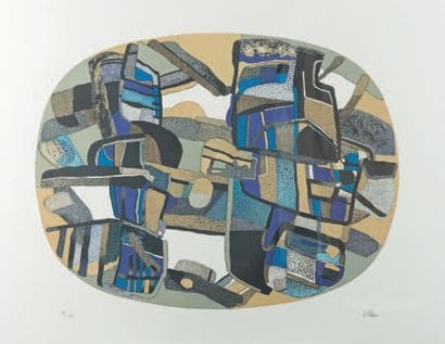 Maurice ESTÈVE (1904-2001)
Fouraille, 1980
Colour...