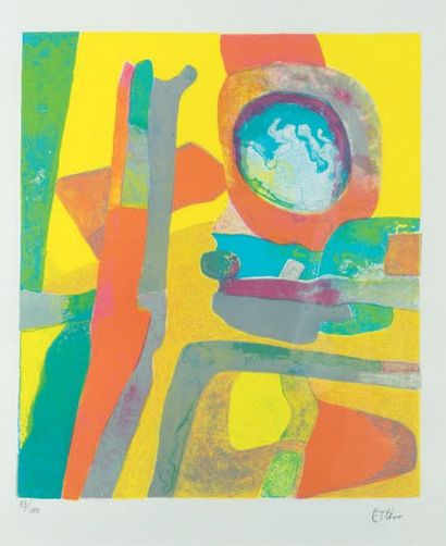 Maurice ESTÈVE (1904-2001)
Untitled, 1980
Colour...