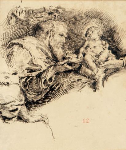 Eugène DELACROIX (1798-1863)
Melchior offering...