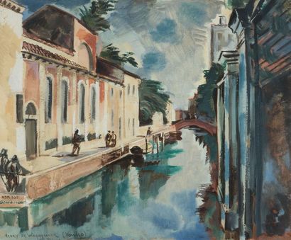 Henry de WAROQUIER (1881-1970)
Venice, a
Gouache...