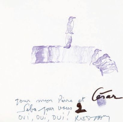 César Baldaccini dit CESAR (1921-1998)
Poulette,...