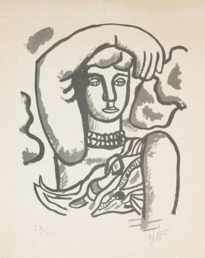 Fernand LÉGER d'après
Marie the Acrobat
Lithograph...