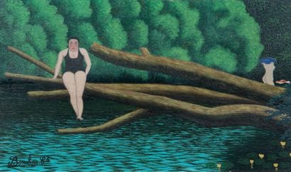Camille BOMBOIS (1883-1970)
Bathers
Oil on...