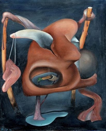 Henri GOETZ (1909-1989)
Surrealist composition,...