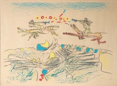 ROBERTO MATTA (1911-2002)
Les Jupitiens
Lithograph...