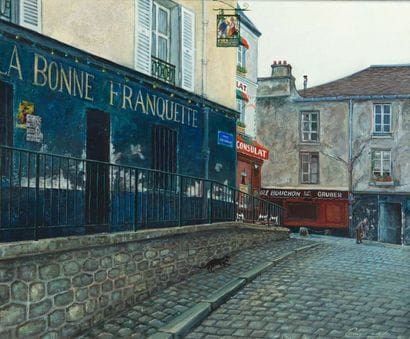 Georges CARAMADRE (né en 1937)
The good franquette
Oil...