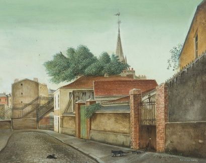 Pierre BAZIRE (né en 1938)
Rue de la mare,...