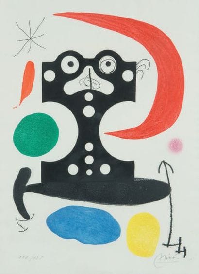 Joan MIRO (1893-1983)
Plate of the Monument...
