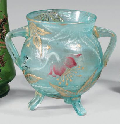 GALLÉ Émile (1846-1904)
Spherical vase with...