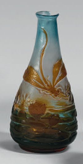 GALLÉ Émile (Établissements)
Piriform vase....