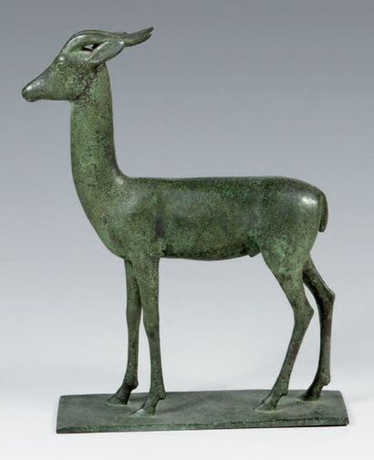 Marguerite de BAYSER-GRATRY (1881-1975)
Gazelle
Sculpture...