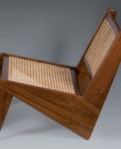 JEANNERET Pierre (1896-1967)
Paire de chauffeuses...