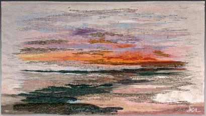 SER Hedva (né en 1948)
«Pampa». Tapisserie...