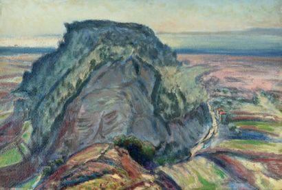RENE SEYSSAUD (1867-1952)
Landscape at the...