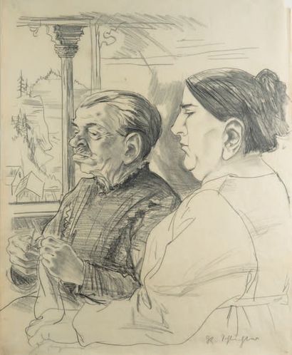 Rudolph SCHLICHTER (1890-1955)
Les gens d'ici,...