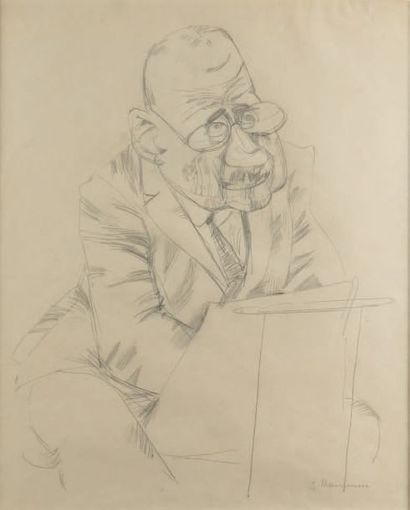 Jeanne MAMMEN (1890-1976)
Homme assis avec...