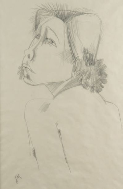 Jeanne MAMMEN (1890-1976)
Femme
Dessin au...